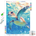 Smiling Sea Turtle 👉3D